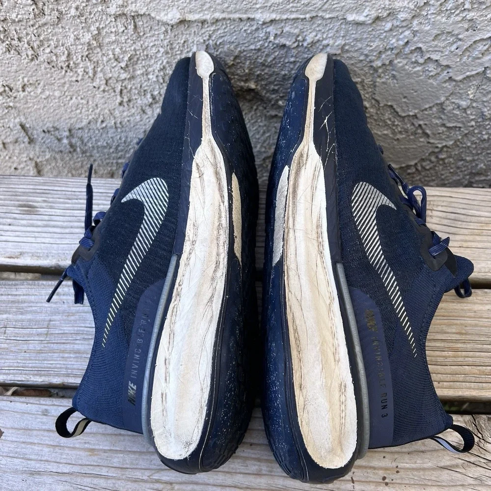 Nike Shoes Men Size 12 ZoomX Invincible Run Flyknit 3 Navy